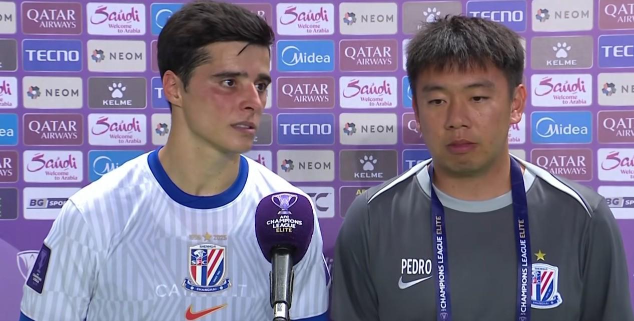 星空体育官网-特谢拉：两球落后又被罚下一人不得不回撤防线，我们尽力了