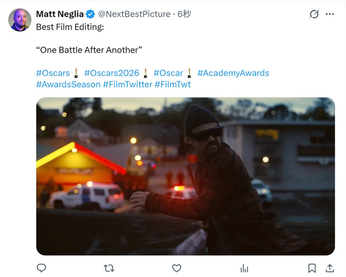 星空体育官网-《一战再战》获奥斯卡最佳剪辑奖|TNA_新浪新闻